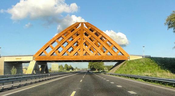 houten brug